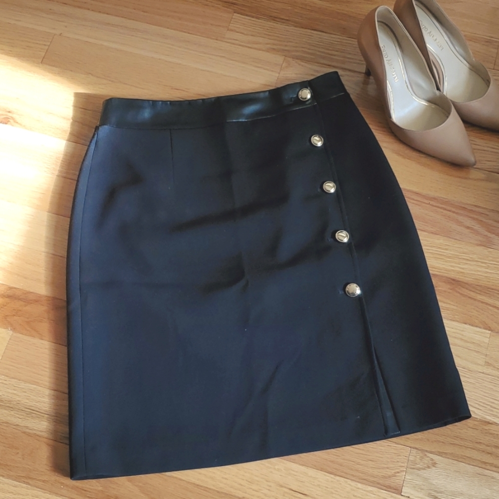 WHBM black skirt
